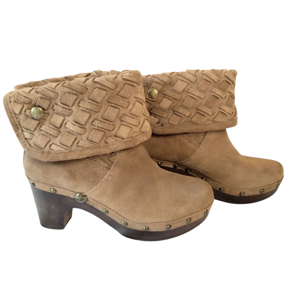 UGG Tan Mules Comfortable Clogs